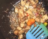 A picture of step 4 of Chicken Fried rice.