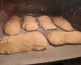Φωτογραφία βήματος 4 της συνταγής Ciabatta sandwich (τσιαπάτα) με προζύμι