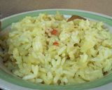 A picture of step 4 of Fried Cabbage Rice.