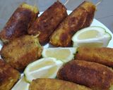 صورة لخطوة 5 من وصفة كروكات بطاطا محشية بالفرماج 😍😋❤