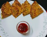 A picture of step 1 of Besan Chilla.