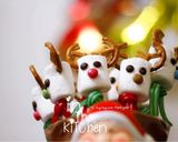 รูปขั้นตอนการทำที่ 1 ของ มาชเมลโล่น้อนกวาง🦌🎄☃️
