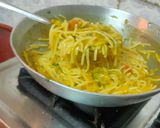A picture of step 4 of Jain chowmein No onion No garlic.