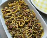 Zöldséges palacsinta tekercsek recept fázis 2 fotója