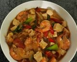 Foto langkah ke 4 dari resep Udang Saos Tiram with Tahu.