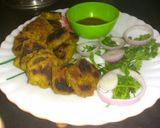 A picture of step 3 of Raw banana cutlet.