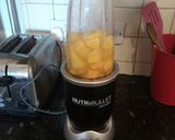A picture of step 2 of Anything goes cocktail.