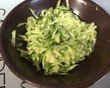 Une image de l'étape 3 de Bars farcis courgette échalotes et épices.