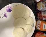 A picture of step 1 of Idli fry.
