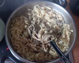 Foto del paso 5 de la receta: 307. Tagliatelle con morcilla y huevo frito