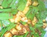 A picture of step 5 of Saim ki sabzi.