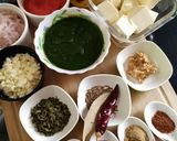 A picture of step 4 of Creamy Palak paneer.