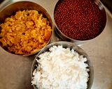 A picture of step 1 of Halim Seeds Halwa.
