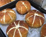 Foto langkah ke 9 dari resep Korean garlic cheese bread.