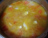 Foto del paso 3 de la receta: Crema de zanahorias, calabaza y batata con garbanzos refritos con jamón serrano