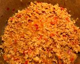 A picture of step 1 of Masala orzo pasta.