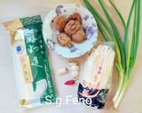 蒜蓉滑菇乾拌麵的食譜步驟1照片