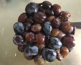 Une image de l'étape 2 de Salade de fruits du jardin (pommes raisins prunes poires pêches).