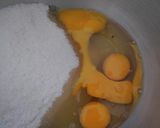 Foto langkah ke 1 dari resep Bolu Kukus Mekar Merekah.