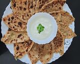 A picture of step 4 of Punjabi aloo parantha.