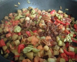 Foto del paso 5 de la receta: Caponata siciliana con frutos secos y buey de mar relleno
