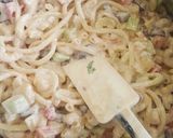 A picture of step 8 of Pizza Hut Style Salad.
