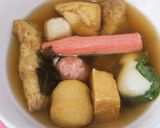 A picture of step 5 of Yong Tau Foo with miso paste.