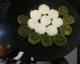 A picture of step 6 of Spinach tikki.