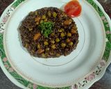 A picture of step 7 of Ragi pulao.