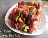 Une image de l'étape 3 de Brochette de filet mignon de porc, marinade provençale.
