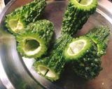A picture of step 2 of Stuff Bitter gourd.
