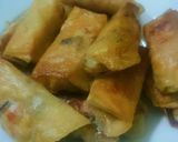 Hình bước làm 8 của món Chả giò nhân thịt gà