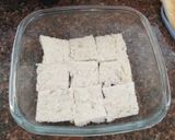 A picture of step 3 of Mango bread pudding.