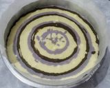 Foto langkah ke 9 dari resep Marble Japanese Cheese Cake.