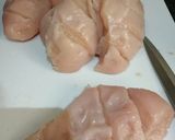 Bacon-be tekert csirkemell recept fázis 1 fotója