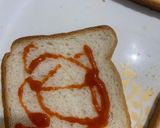 A picture of step 3 of Aloo mayo sandwich.