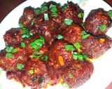 A picture of step 8 of Veg Manchurian.