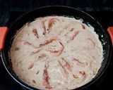 Foto del paso 5 de la receta Gambas con salsa de bacalao