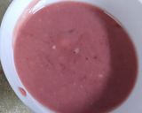 A picture of step 4 of Strawberry Pudding🍓🍓🍓🍮🍮🍮.