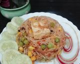 A picture of step 6 of Corn & Peas Pulav.