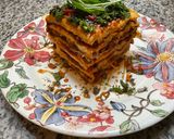 Une image de l'étape 7 de 🍃Lasagnes 🧄🧅🫑à la bolognaise 🍅épinards 🥬sauce arrabiata 🌶️.