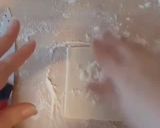 A picture of step 1 of Puff pastry muffins with only 2 ingredients.