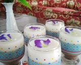 Foto langkah ke 4 dari resep Puding Bunga Telang Susu.