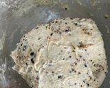 A picture of step 2 of Turmeric Mixed Sesame Sourdough 🍞🌾 (Sourdough Bread with Turmeric, Mixed Sesame, and Herb Powder).