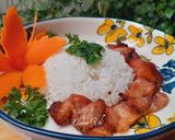 Hình bước làm 3 của món Cơm thịt nướng