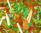 A picture of step 13 of Butt karahi.