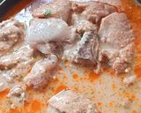 A picture of step 8 of Chicken Korma.