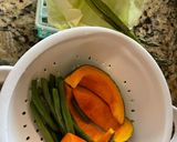 A picture of step 1 of Pork and Vegetable Soup.