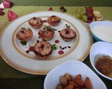 A picture of step 6 of Beetroot and Mushroom Aape.