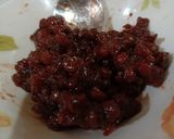 A picture of step 1 of Falsa chutney.
